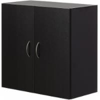 Wall Mount Bathroom Wood Cabinet with Adjustable Shelf and Double Doors Medicine Organizer