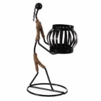 Wire Figure Candle Holder Decorative Modern Tea Light Lantern Tabletop Centerpiece Candle