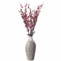 Peach Artificial Cherry Blossom Branch Stem for Home Decoration and Wedding Craft Red