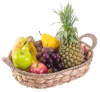 Seagrass Fruit Bread Basket Tray with Handles medium