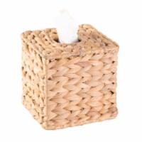 Water Hyacinth Wicker Rectangular Tissue Box Cover Square