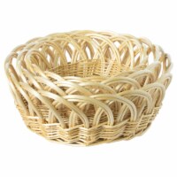 Decorative Round Fruit Bowl Bread Basket Serving Tray medium