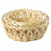 Decorative Round Fruit Bowl Bread Basket Serving Tray small