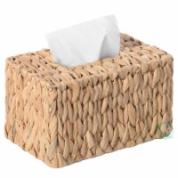 Water Hyacinth Wicker Rectangular Tissue Box Cover Rectangle Tall