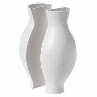 Tall Narrow Vase, Sleek Split Vase, Modern Floor Vase, Decorative Gift, Vase for Interior