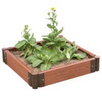 Gardenised QI004007S.4 6 x 29 x 2 in. Classic Traditional Rectangular Durable Wood- Look Rais