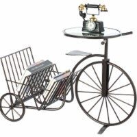 Metal Bicycle Bike Phone Table Book Magazine Rack