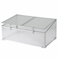 Gardenised QI003907 19.5 x 47.25 x 20.5 in. Mini Greenhouse Flower Box Plant Protector Garden