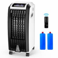 Portable Air Evaporative Cooler Fan w/ Remote Control Casters Home Office