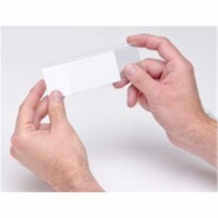Quantum Storage LTR-1300 Clear Label Holders&#44; 1 x 3 in. with Inserts