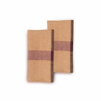 GOLDEN RAISIN Napkin (set of 2). 20"x20" Handwoven Flax Linen