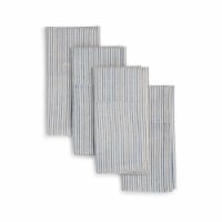 BLUE MOON Napkin (set of 4), 18"x18" Hand Block Printed Cotton