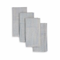 BLUE MOON Napkin (set of 4), 18"x18" Hand Block Printed Cotton