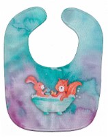 Carolines Treasures BB7348BIB Rabbit and Squirrel Bathing Watercolor Baby Bib