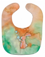 Carolines Treasures BB7349BIB Rabbit and Bubbles Watercolor Baby Bib