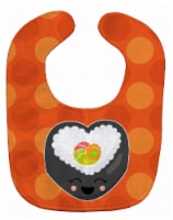 Carolines Treasures BB8801BIB Heart Sushi Roll With Face Baby Bib