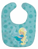 Carolines Treasures BB8820BIB Beach Mermaid Blue Baby Bib