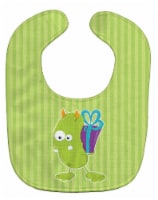 Carolines Treasures BB8934BIB Birthday Monster Green Baby Bib