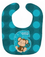 Carolines Treasures BB9013BIB Zoo Month 6 Monkey Baby Bib