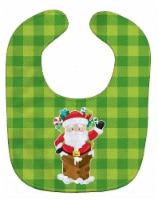 Carolines Treasures BB9018BIB Christmas Santa Claus Baby Bib