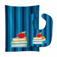 Carolines Treasures BB8870STBU Back to School Books Baby Bib & Burp Cloth