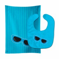 Carolines Treasures BB8649STBU Beach Sunglasses Baby Bib & Burp Cloth