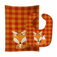 Carolines Treasures BB9176STBU Bear No.2 Baby Bib & Burp Cloth