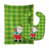 Carolines Treasures BB9019STBU Christmas Santa Claus No.3 Baby Bib & Burp Cloth