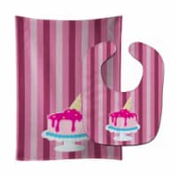 Carolines Treasures BB9061STBU Ice Cream Cone Cake Baby Bib & Burp Cloth