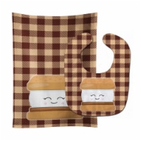 Carolines Treasures BB9137STBU Smores Baby Bib & Burp Cloth