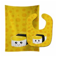 Carolines Treasures BB8809STBU Sushi Sashimi No.2 Baby Bib & Burp Cloth