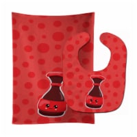 Carolines Treasures BB8805STBU Sushi Soy Sauce Baby Bib & Burp Cloth