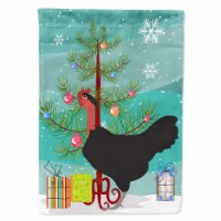 Carolines Treasures BB9206CHF Naked Neck Chicken Christmas Flag Canvas House Si
