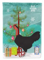 Carolines Treasures BB9206GF Naked Neck Chicken Christmas Flag Garden Size, Tea