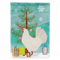 Carolines Treasures BB9207GF Leghorn Chicken Christmas Flag Garden Size, Teal