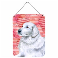 Carolines Treasures  BB9762DS1216 Maremma Sheepdog Love Wall or Door Hanging Pri