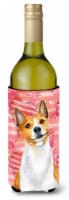 Carolines Treasures  BB9779LITERK Basenji Love Wine Bottle Hugger, Red