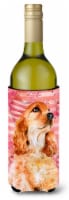 Carolines Treasures  BB9793LITERK Cocker Spaniel Love Wine Bottle Hugger, Red