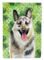 Carolines Treasures BB9823CHF East-European Shepherd St Patrick's House Flag, G
