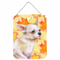 Carolines Treasures  BB9958DS1216 Chihuahua Leg up Fall Wall or Door Hanging Pri