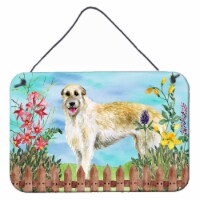 Carolines Treasures  CK1232DS812 Irish Wolfhound Spring Wall or Door Hanging Pri