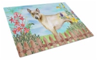 Carolines Treasures  CK1242LCB Thai Ridgeback Spring Glass Cutting Board Large