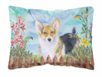 Carolines Treasures  CK1204PW1216 Pembroke Corgi Spring Canvas Fabric Decorative