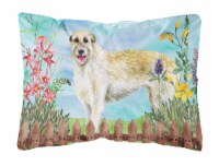 Carolines Treasures  CK1232PW1216 Irish Wolfhound Spring Canvas Fabric Decorativ