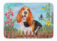 Carolines Treasures  CK1266RUG Basset Hound Spring Machine Washable Memory Foam