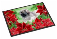 Carolines Treasures CK1321JMAT Moscow Watchdog Poinsettas Doormat 24x36