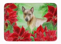Carolines Treasures  CK1328RUG Thai Ridgeback Poinsettas Machine Washable Memory