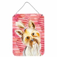Carolines Treasures  CK1389DS1216 Yorkie Yorkshier Terrier Love Wall or Door Han