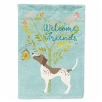 Carolines Treasures BB7593CHF Welcome Friends Gun Dog House Flag