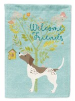 Carolines Treasures BB7593GF Welcome Friends Gun Dog Garden Flag